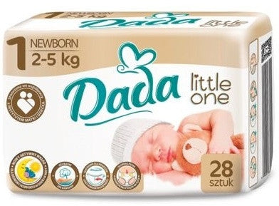 Dada Little One Newborn Baby Diapers, 28 pcs, 2-5 kg