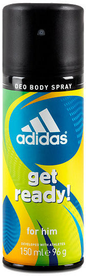 Adidas Get Ready Men's Deodorant Spray, 150 mL
