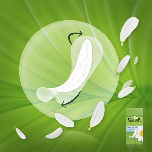 Naturella Camomile Light Multiform Panty Liners, 52 pcs - Image 3