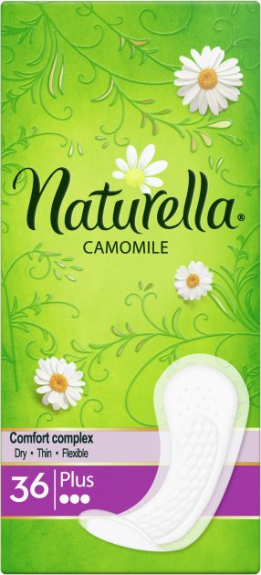 Naturella Camomile Plus Panty Liners, 36 pcs