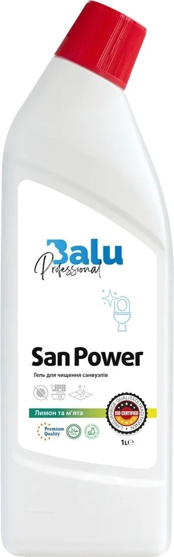 Balu San Power Lemon & Mint Bathroom Cleaner, 1 L