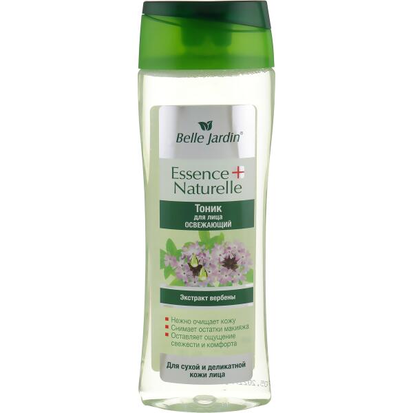 Belle Jardin Essence Naturelle Aloe & Verbena Extract Micellar Facial Toner, 250 mL