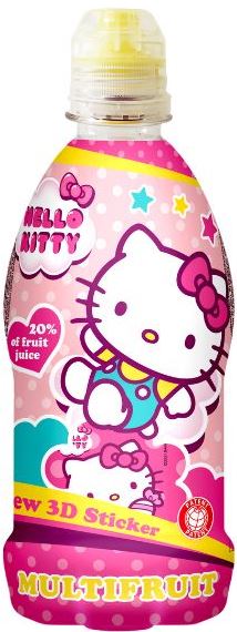Hello Kitty Multifruit Juice, 350 mL