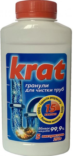 Krat Granular Drain Cleaner, 250 g