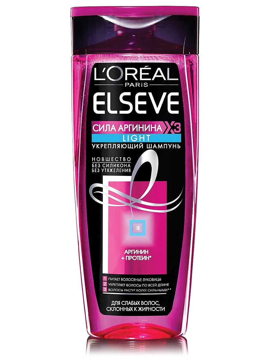 LOreal Paris Elseve Arginine Strength x3 Light Shampoo, 400 mL