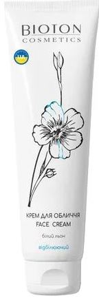 Bioton Cosmetics White Flax Brightening Face Cream, 100 mL