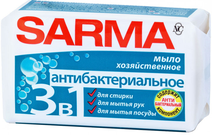 Sarma Antibacterial Laundry Soap, 140 g