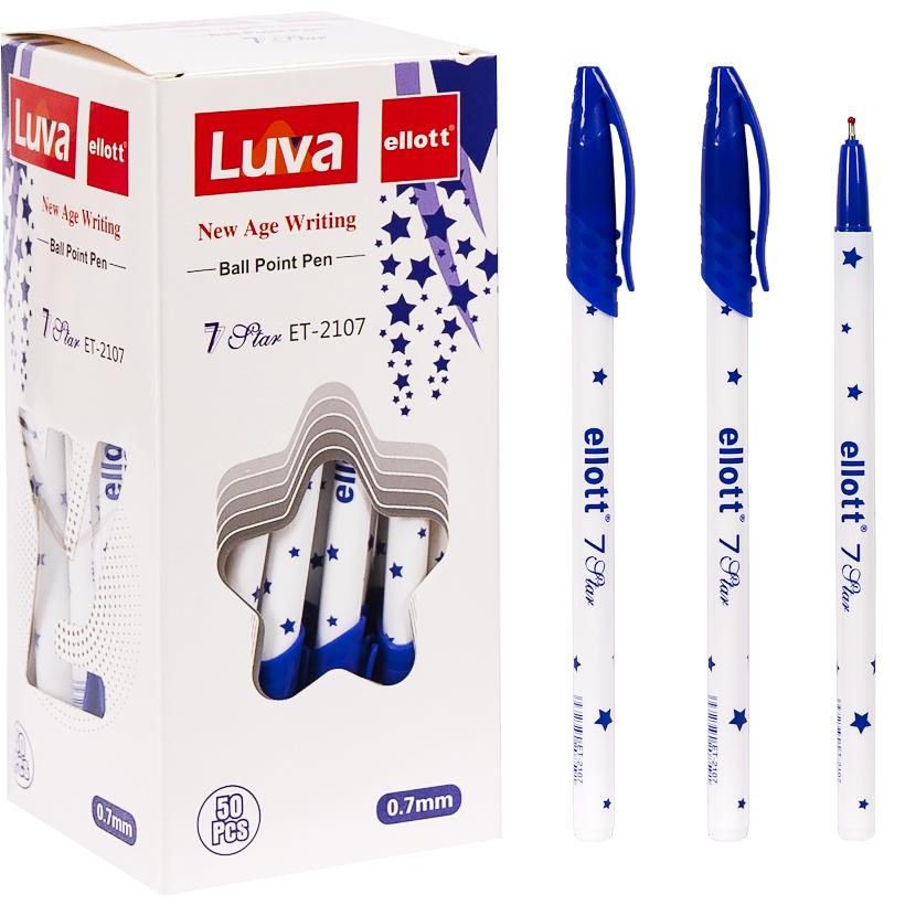 Ellot Luva ET-2107 Blue Oil-Based Ballpoint Pen, 0.7 mm