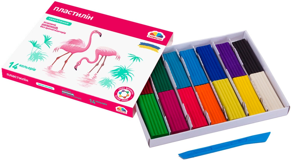 Gamma Fascination 200313 Modeling Clay Set, 14 Colors
