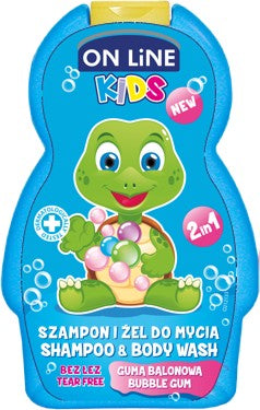 On Line Bubble gum Shampoo, 250 mL