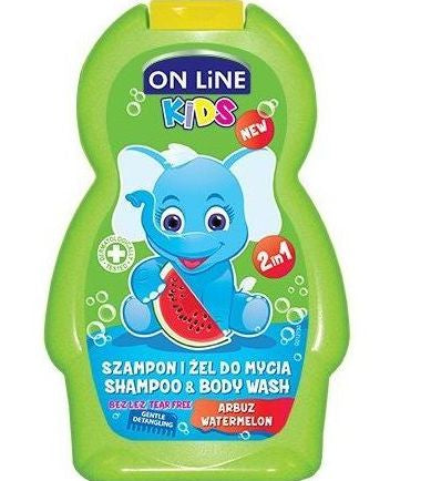 On Line Kids Watermelon Shampoo, 250 mL