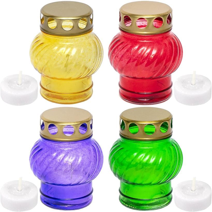Large Glass Vigil Lamp