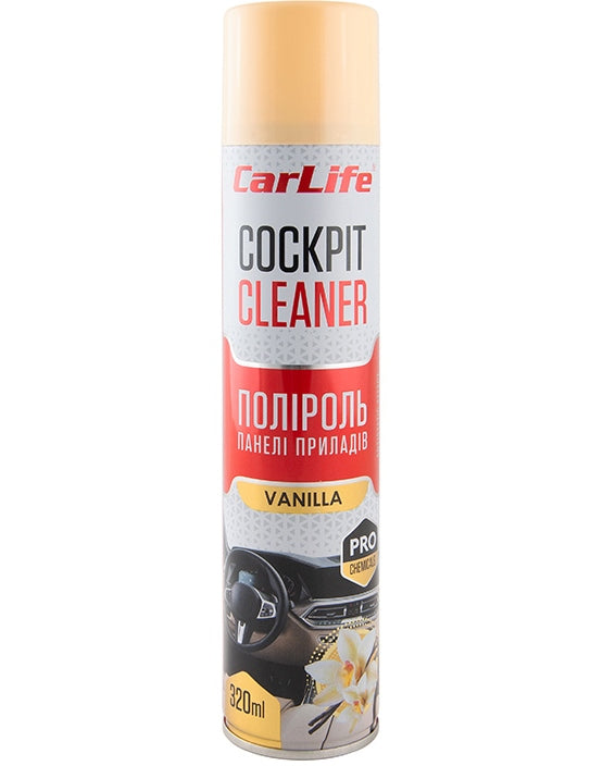 CarLife Vanilla Dashboard Polish, 320 mL