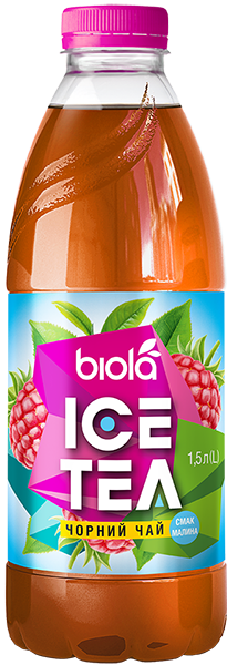 Biola Raspberry Iced Black Tea, 1.5 L