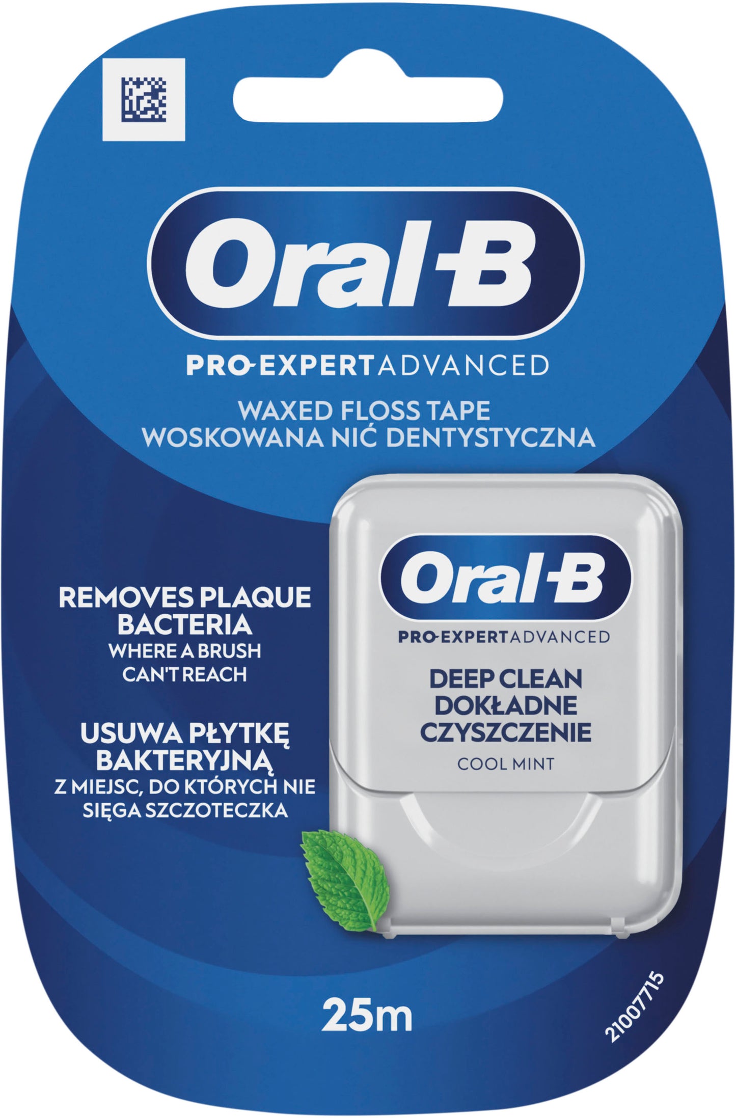 Oral-B Pro-Expert Advanced Cool Mint Dental Floss, 25 m