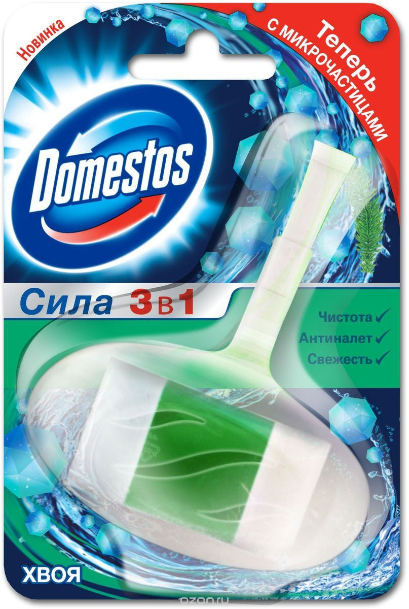 Domestos Pine Toilet Rim Block, 40 g