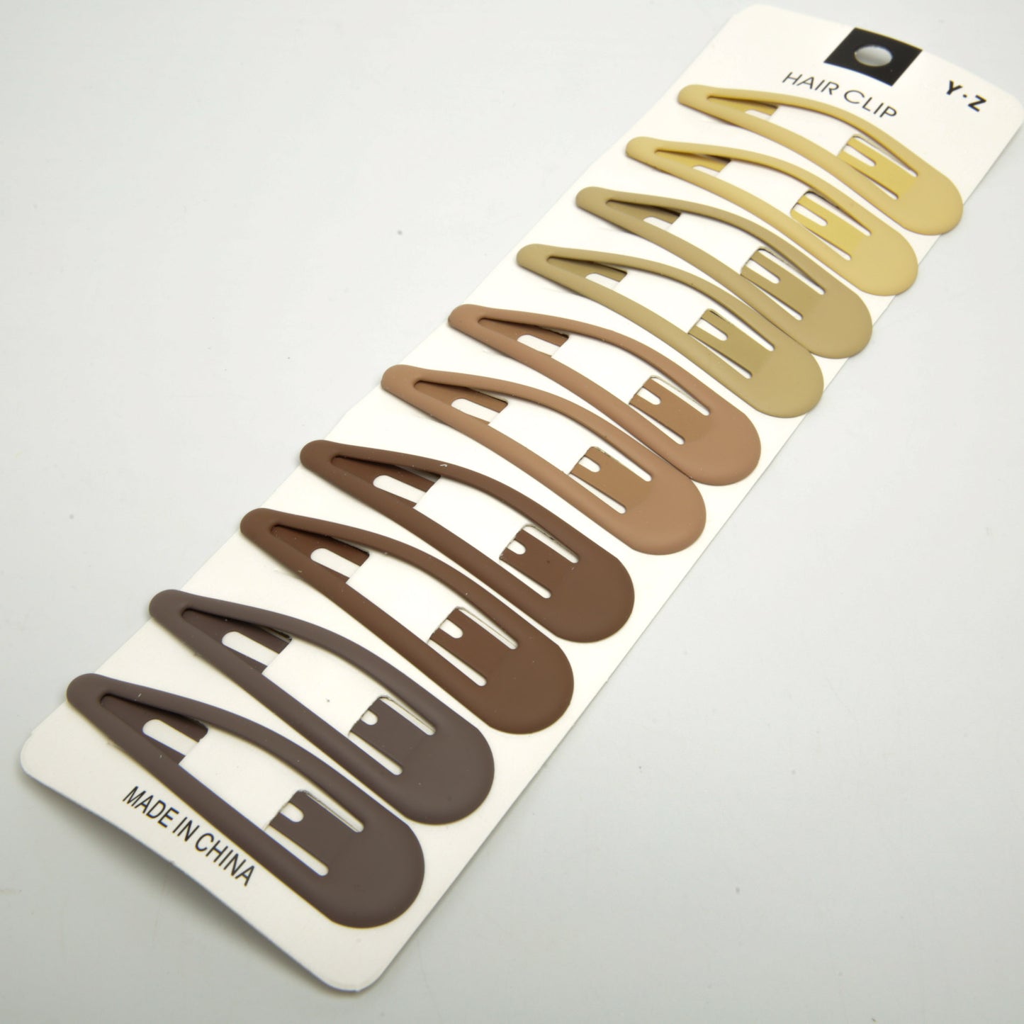 Kids' Rubber-Coated Snap Hair Clip 6-3437, 7 x 1.9 cm (Price per 1 pc)