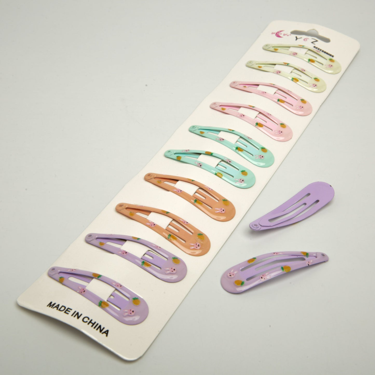 Kids' Snap Hair Clip 6-3417, 4.9 x 1.4 cm (Price per 1 pc)