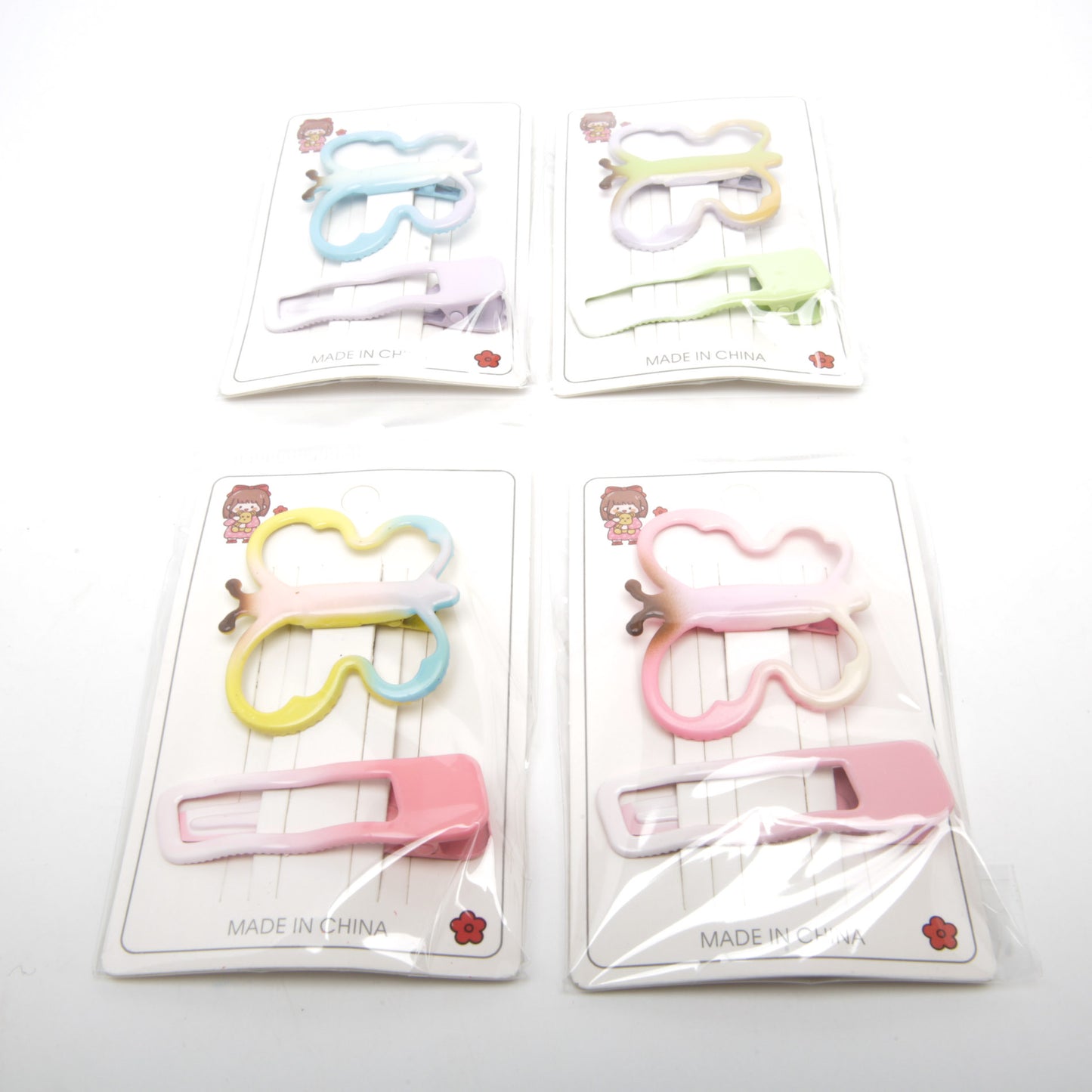 Kids' Hair Clip Set 6-4683, 2 pcs