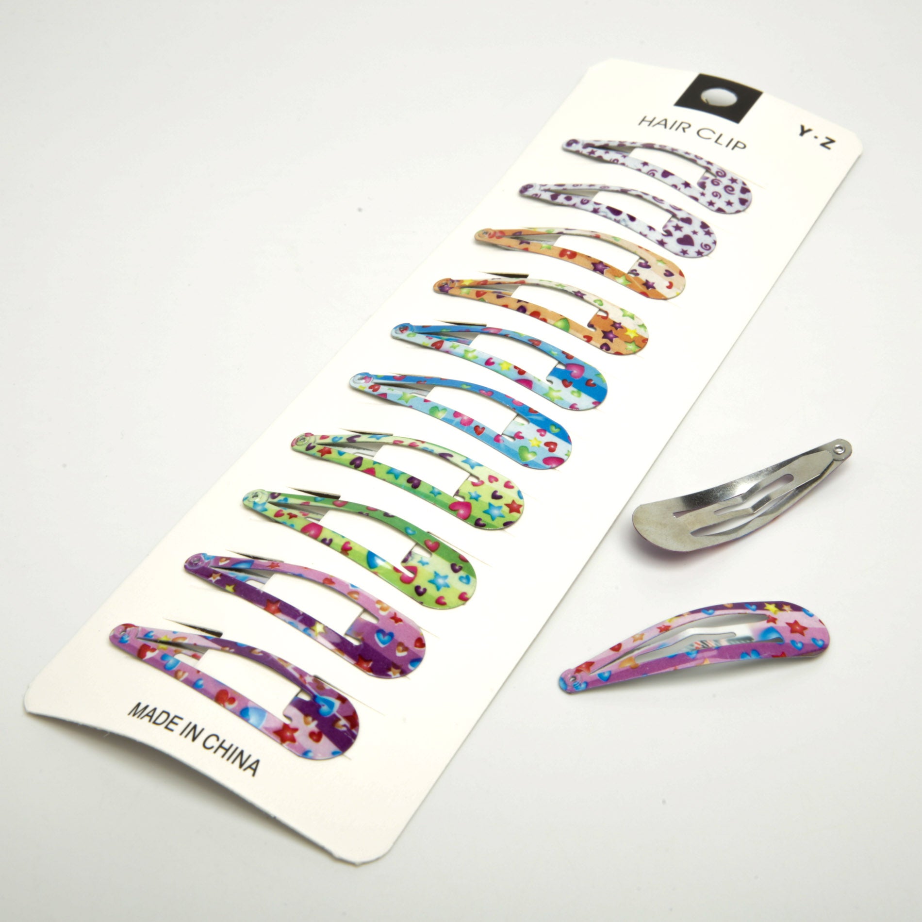 Kids' Snap Hair Clip 6-3421, 4.9 x 1.4 cm (Price per 1 pc)