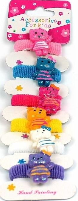 0107 Kids Cat Hair Ties (Price per 1 pc)
