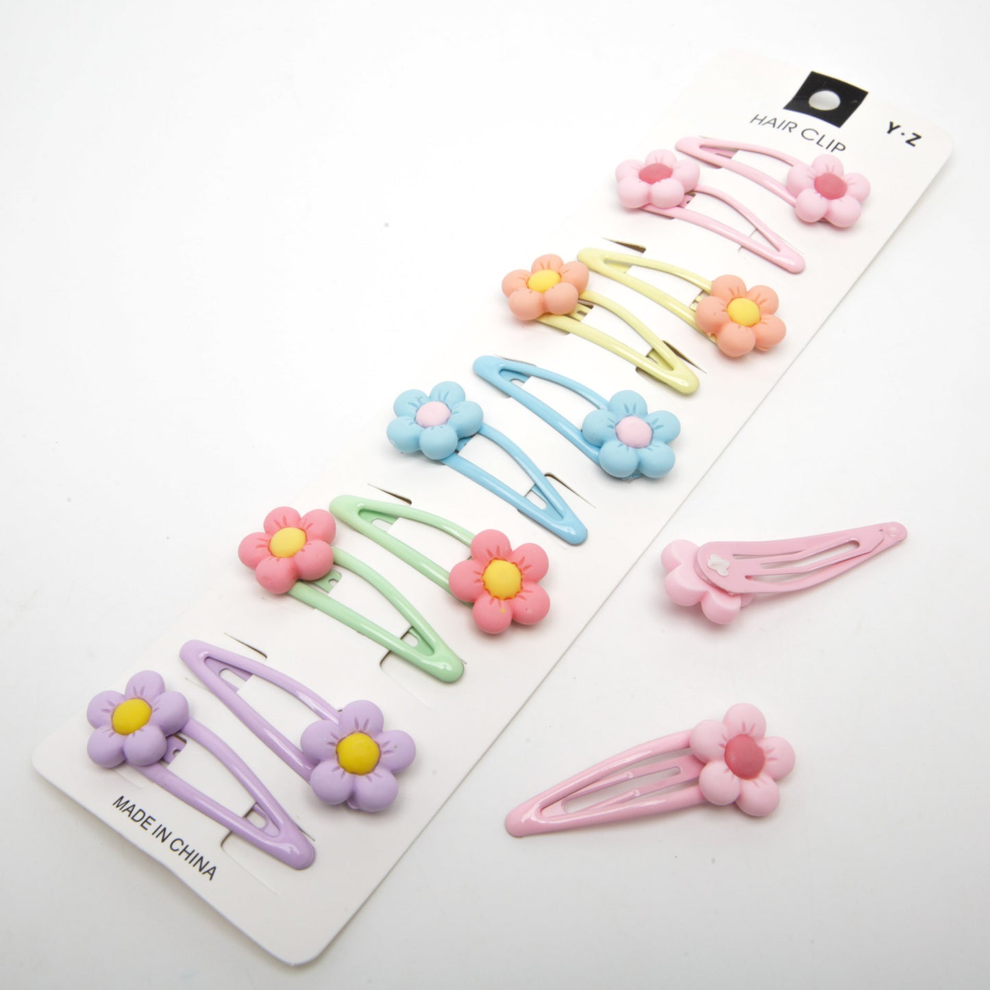 Kids' Flower Snap Hair Clip 6-4877, 5.5 x 2 cm (Price per 1 pc)