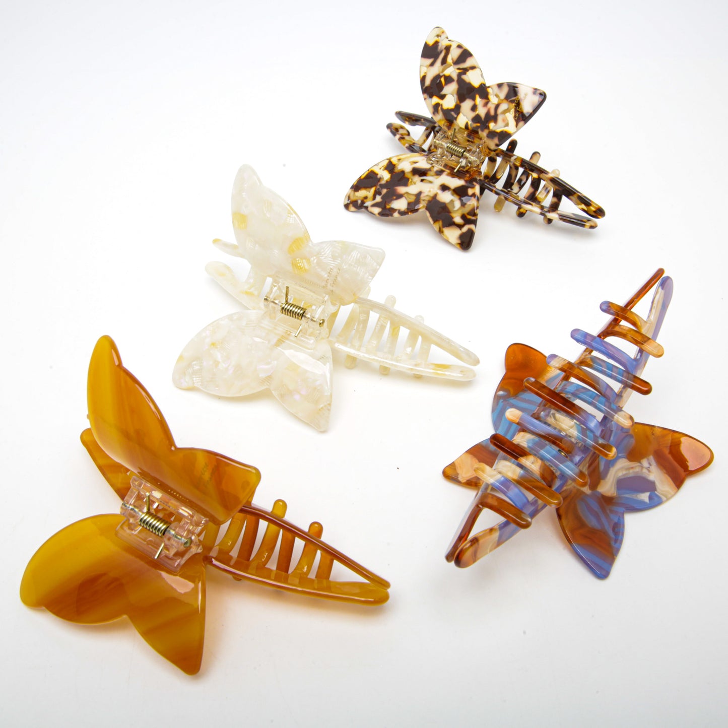Plastic Butterfly Hair Claw Clip, Assorted