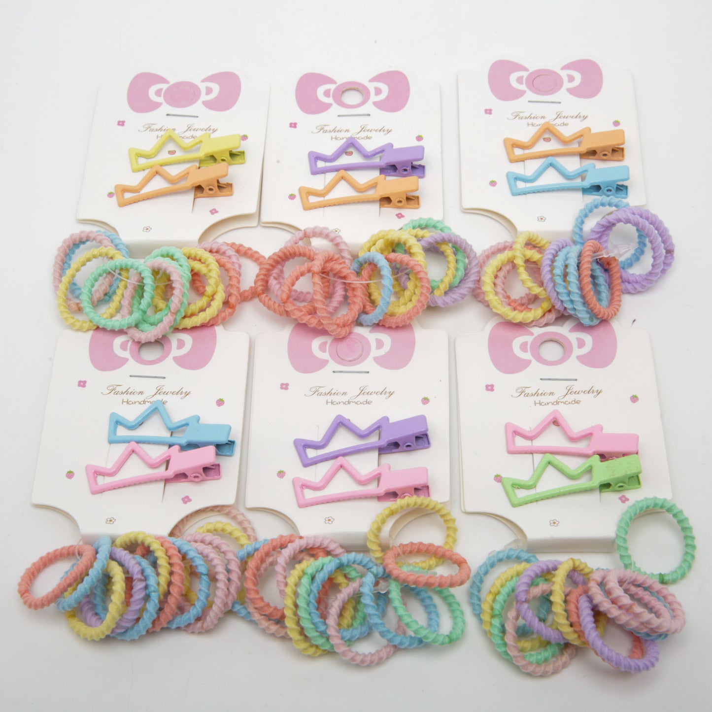 Kids' Hair Tie & Hair Clip Set 6-4694