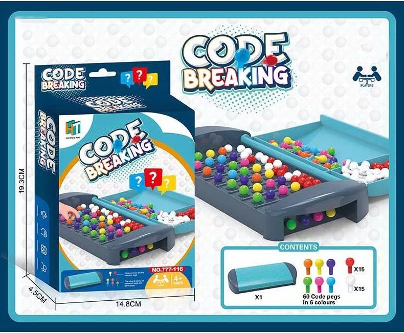 Code Breaking Board Game 777-116