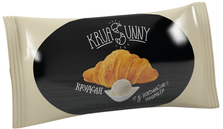 Kruasunny Croissant with Ice Cream-Flavored Filling, 65 g