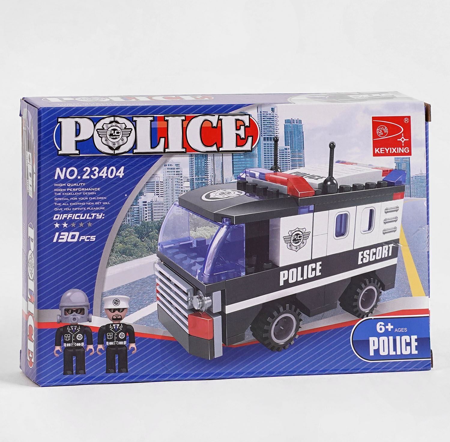 Keyixing 23404 Police Building Set, 130 pcs