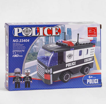 Keyixing 23404 Police Building Set, 130 pcs - Image 2