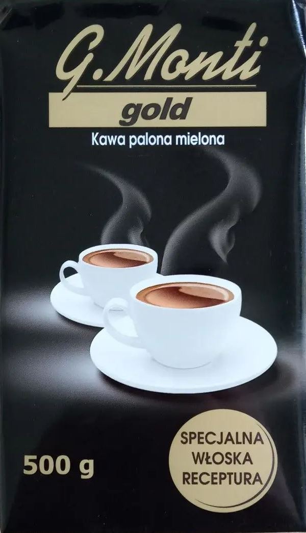 G. Monti Gold Ground Coffee, 500 g