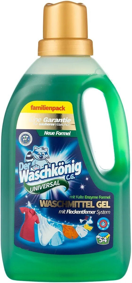 Waschkönig Universal Liquid Laundry Detergent, 1.625 L
