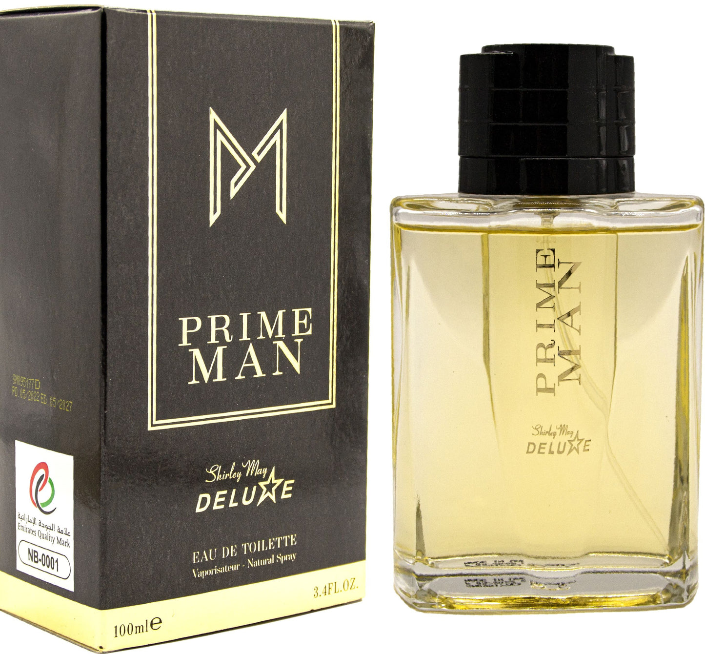 Shirley May Deluxe Prime Man Men's Eau de Toilette, 100 mL