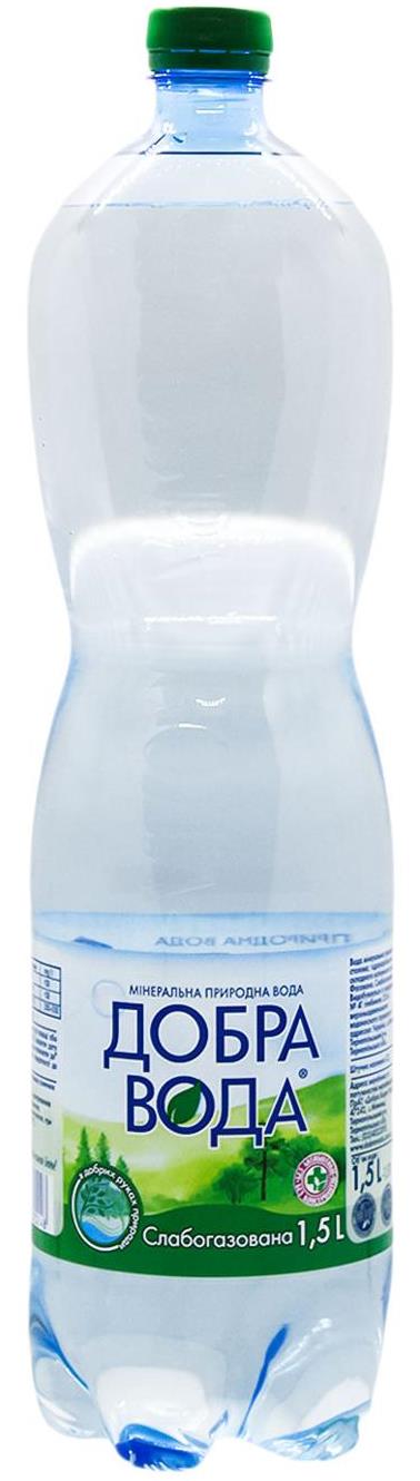Dobra Voda Lightly Sparkling Mineral Water, 1.5 L