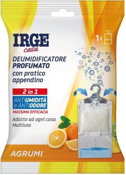 Irge Agrumi 2-in-1 Hanging Odor & Moisture Absorber, 500 mL