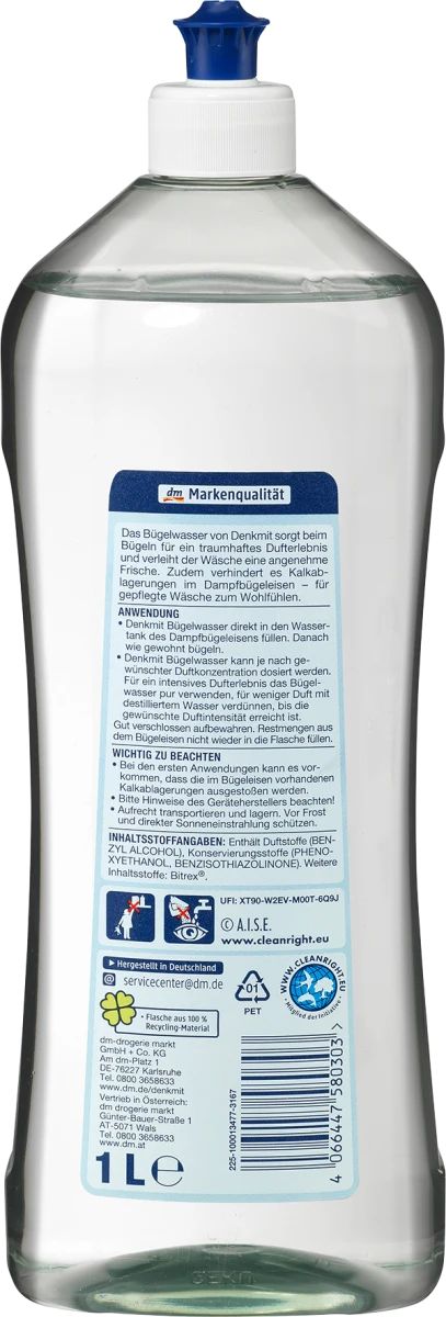 Denkmit Ironing Water & Fabric Fragrance, 1 L - Image 2
