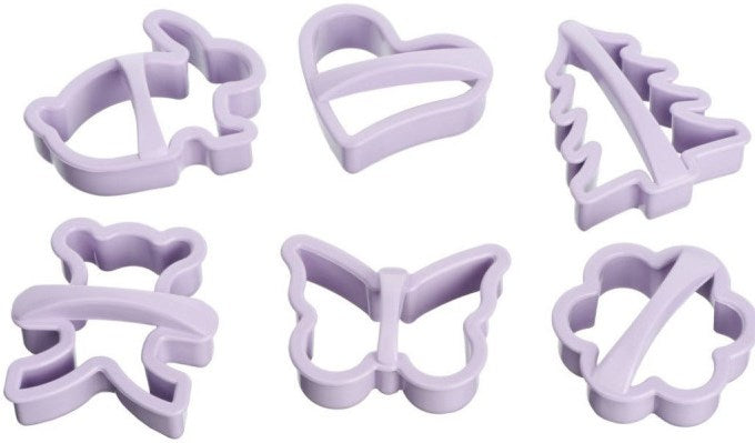 Ardesto Tasty Baking AR2308 Cookie Cutter Set, 6 pcs