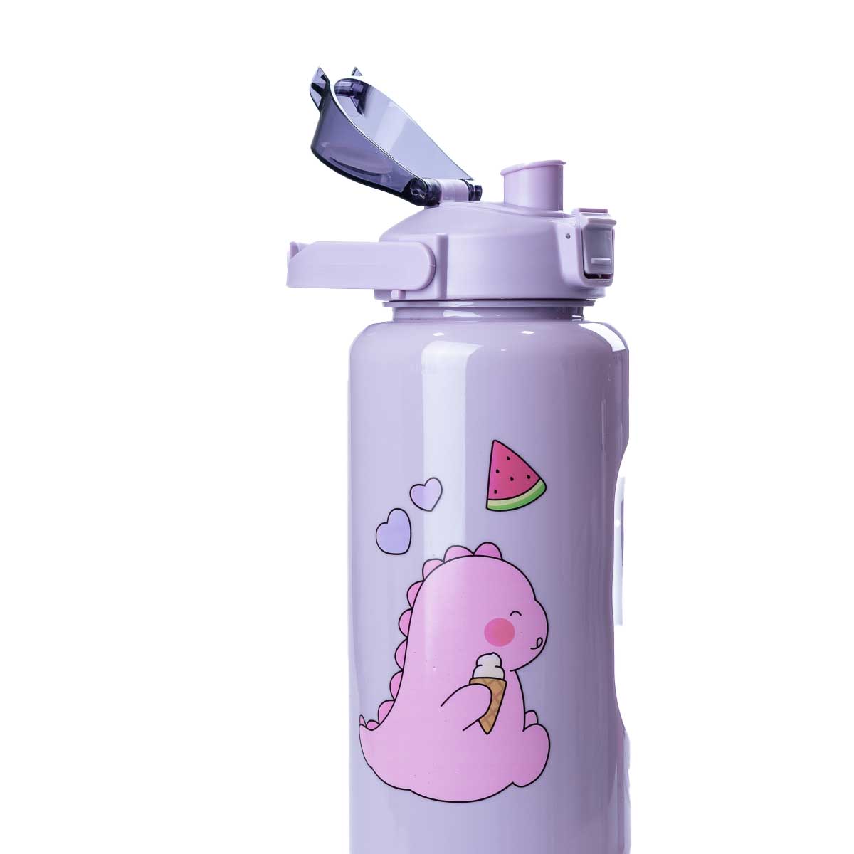 Dinosaur Lilac 3-in-1 Water Bottle Set, 300 mL, 700 mL & 2 L - Image 2
