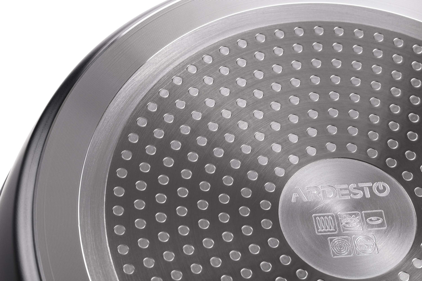 Ardesto Gourmet AR1928GDP Black Aluminum Frying Pan, 28 cm - Image 3