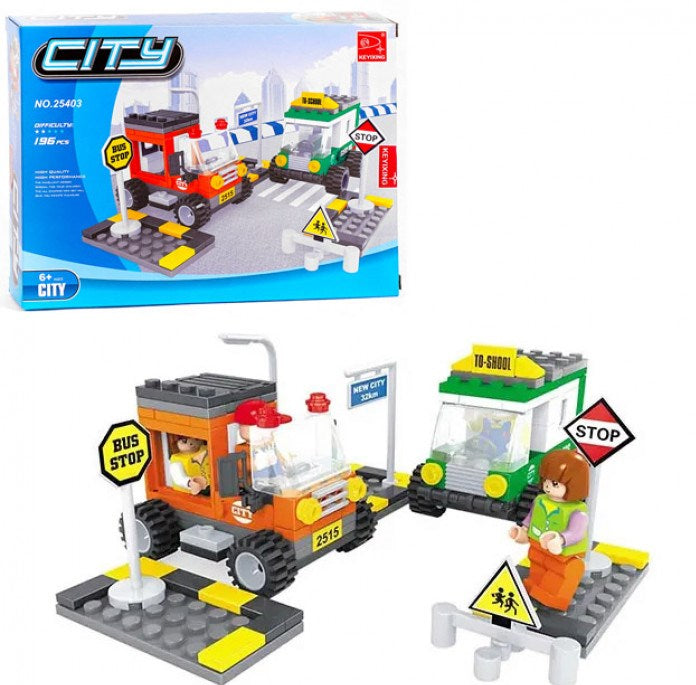 Keyixing 25403 City Building Set, 204 pcs