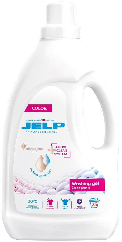 JELP Color Hypoallergenic Laundry Detergent Gel, 25 Loads, 2 L