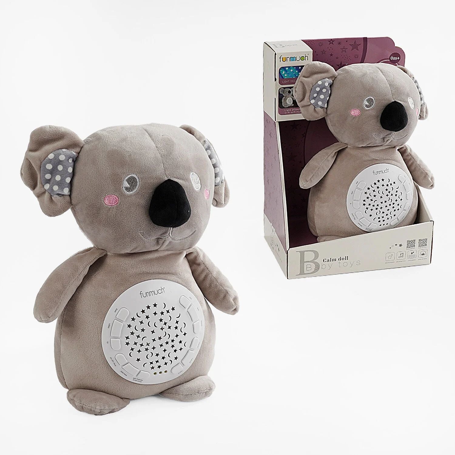 FM 666-30 Koala Kids' Night Light & Starry Sky Projector