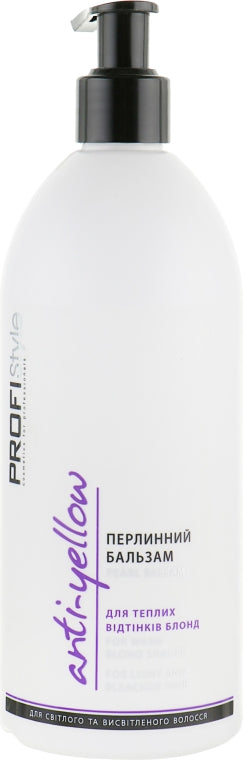 PROFIStyle Pearl Hair Balm for Warm Blonde Shades, 500 mL