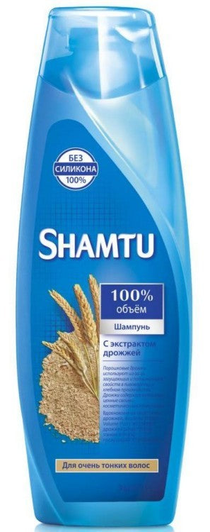 Shamtu Yeast Extract Volumizing & Manageable Shampoo for Fine Hair, 360 mL