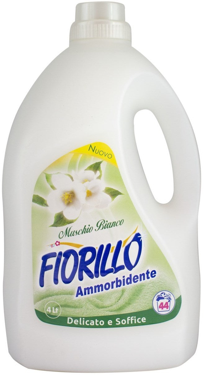 Fiorillo White Musk Fabric Softener, 44 Loads, 4 L