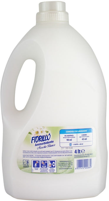 Fiorillo White Musk Fabric Softener, 44 Loads, 4 L - Image 2