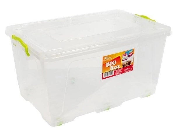 Al-Plastik Big Box Food Storage Container with Wheels, 615 x 390 x 315 cm, 50 L