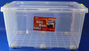 Al-Plastik Big Box Food Storage Container with Wheels, 615 x 390 x 315 cm, 50 L - Image 2